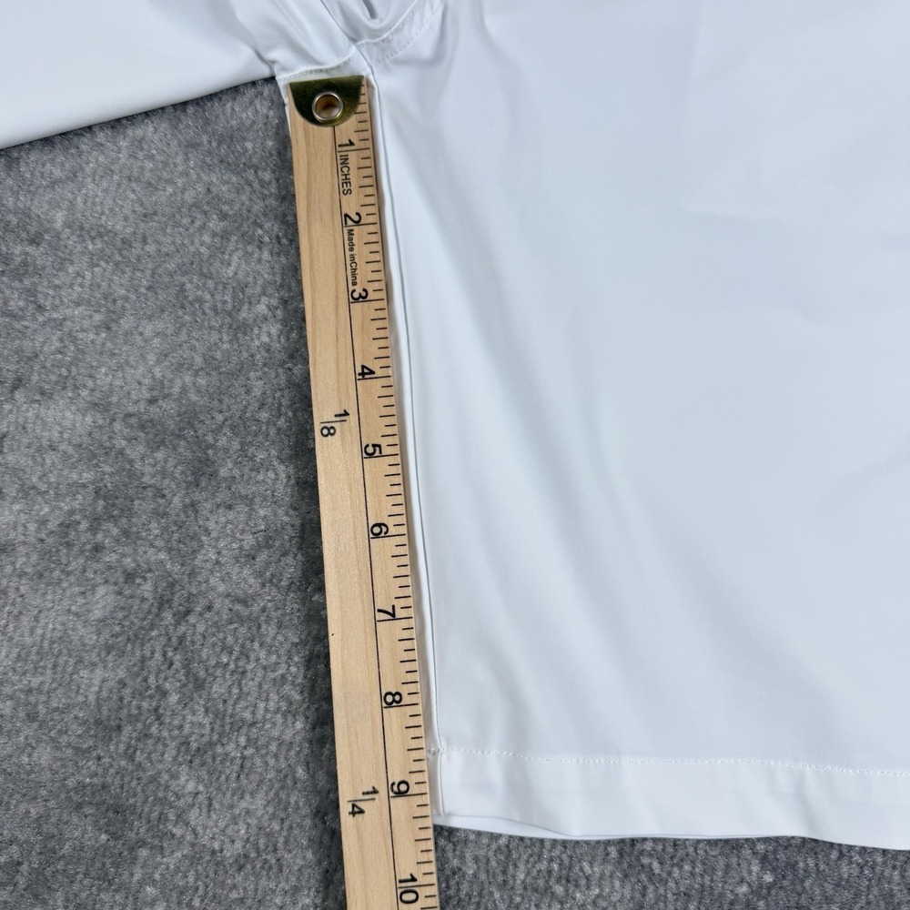 Greyson Shorts Men's 36 Artic White Chino Performance Tech Golf 9" Stretch - Picture 6 of 9
